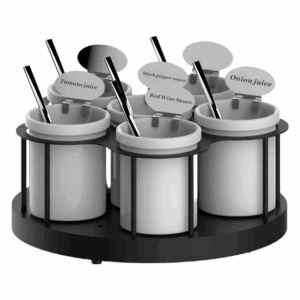 Support à sauces rotatif