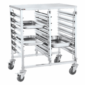 Chariot double à glissières 14 GN 1/1