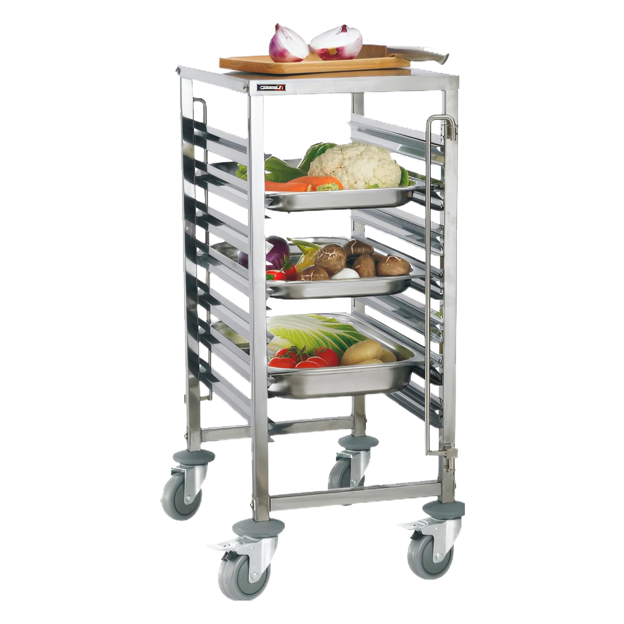 Chariot à glissières 7 x GN 1/1